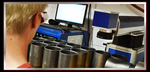 Inspection and marking station at MIR